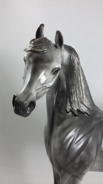 TANTALIZING TUTOR - OOAK Dark Dapple Gray Arabian