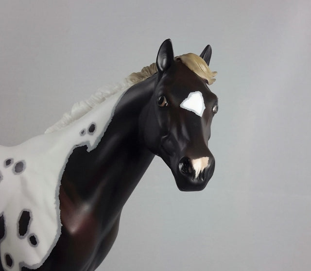 TARDY MISS SMARTY - OOAK Brown Paint Stock Horse