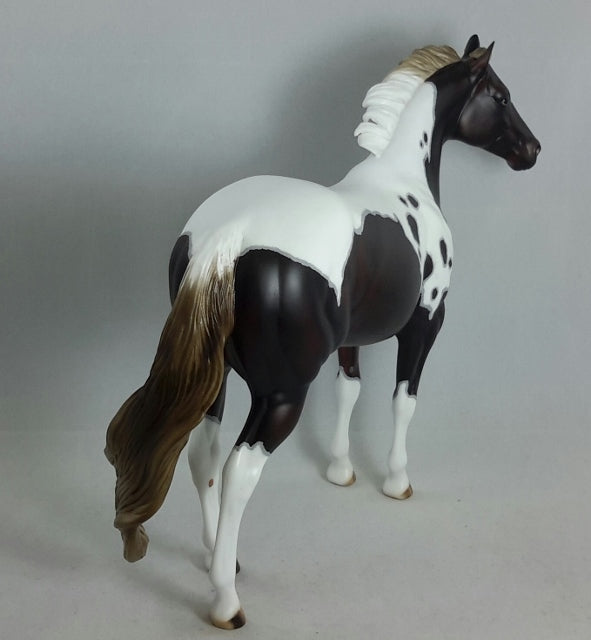 TARDY MISS SMARTY - OOAK Brown Paint Stock Horse