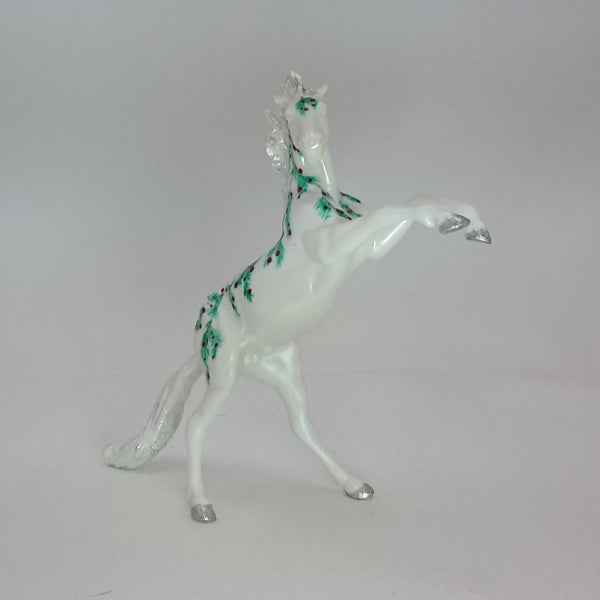 PINE & BERRIES - OOAK Rearing Chip Model Horse