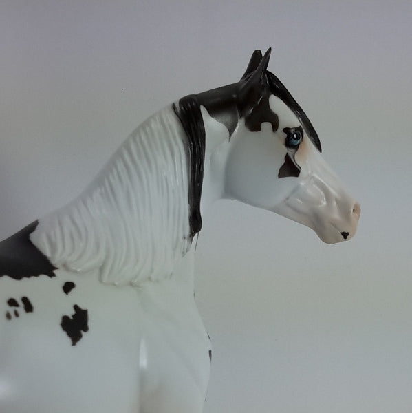 WINKIE DINK - OOAK Dark Gray Paint Stock Horse 1/15