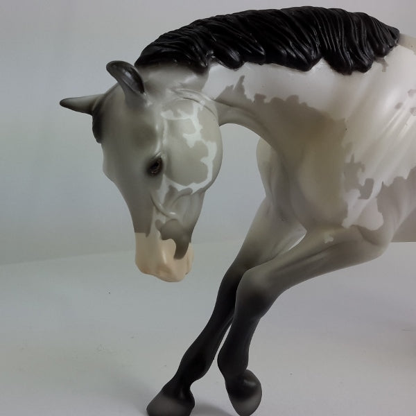 TWIST N' SHOUT - OOAK Gray Paint Performance Horse 1/15