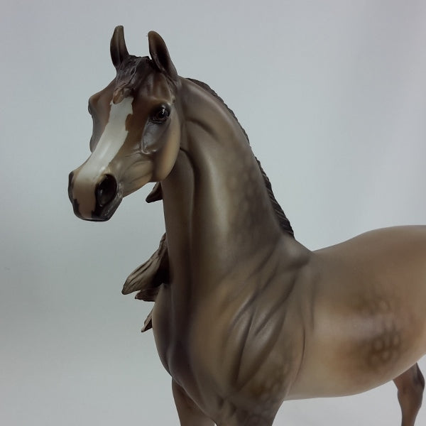 STRANGE MAGIC - OOAK Champagne Dapple Arabian 1/15