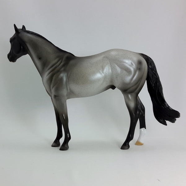 HEDGEFUND - OOAK Gray Roan Stock Horse 1/15