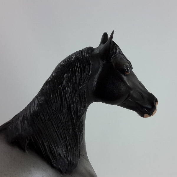HEDGEFUND - OOAK Gray Roan Stock Horse 1/15