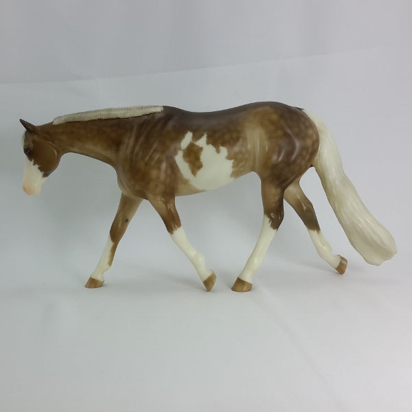 RIVERSIDE HARVEST - OOAK Silver Dapple Overo Pleasure by Sheryl Leisure 2/15