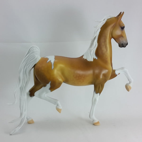 SWEET HEART - OOAK Dapple Palomino Pinto Saddlebred with Mapping 2/15