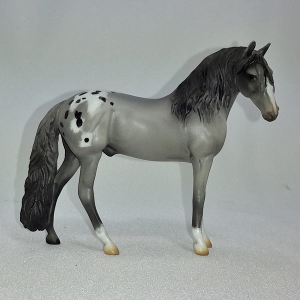 I LOVE YOU! - OOAK Custom Appaloosa Model Horse Chip - 2/15