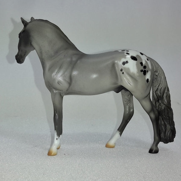 I LOVE YOU! - OOAK Custom Appaloosa Model Horse Chip - 2/15