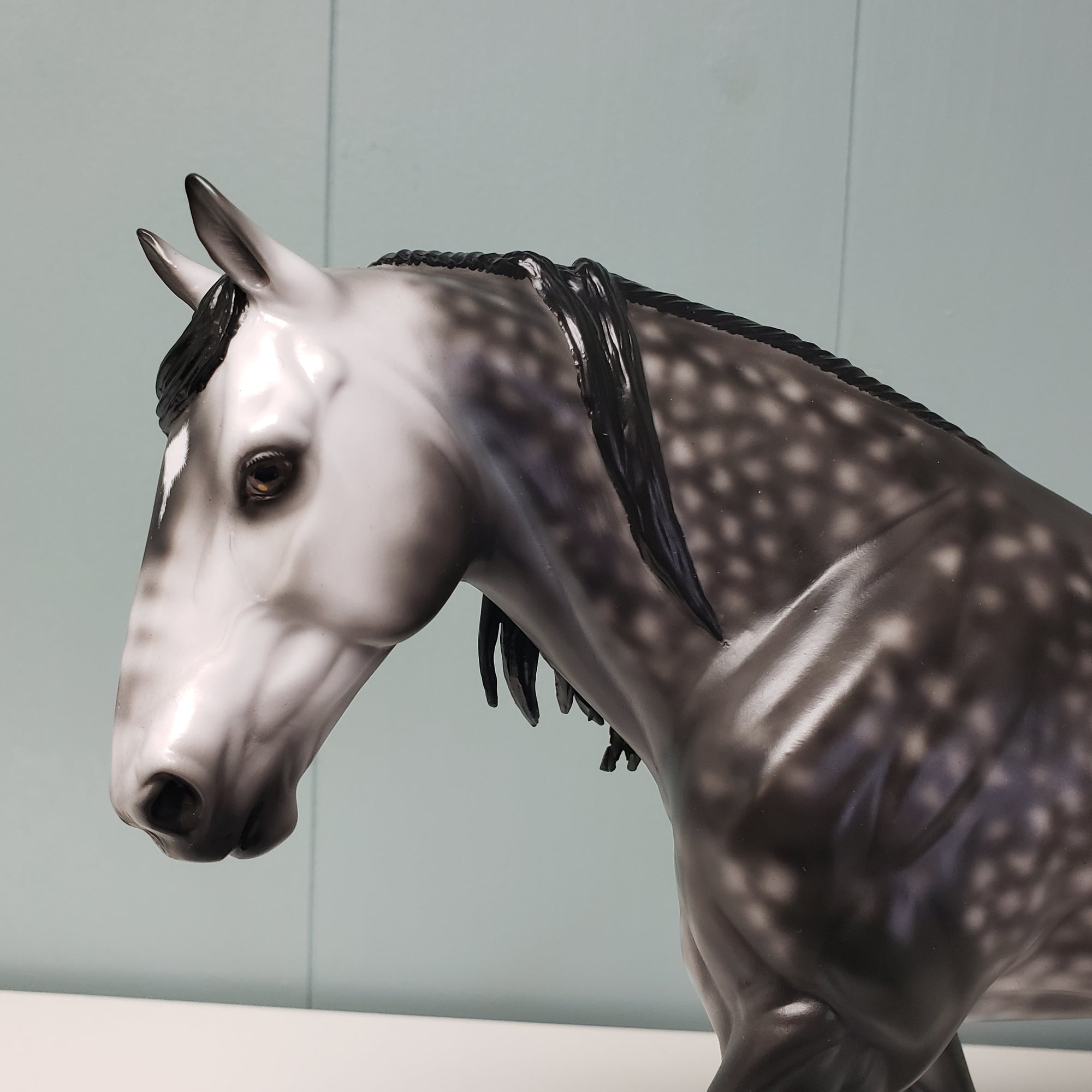 Out For Love OOAK Dark Dapple Grey Irish Draught By Ashley Palmer Best Offers 2/12/24