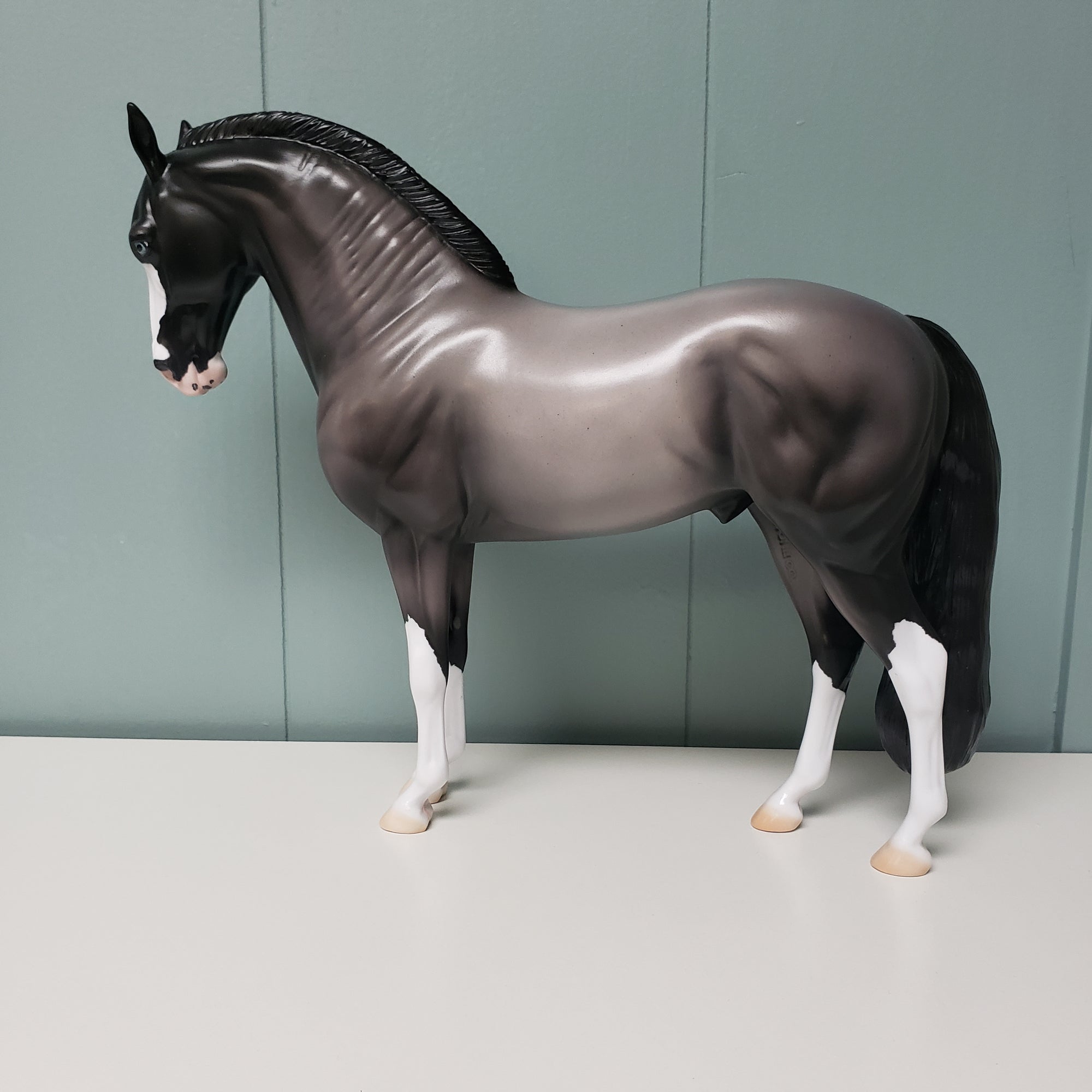 Through The Ages (I'll Remember) OOAK Blue Roan Andalusian By Ellen Robbins Val24