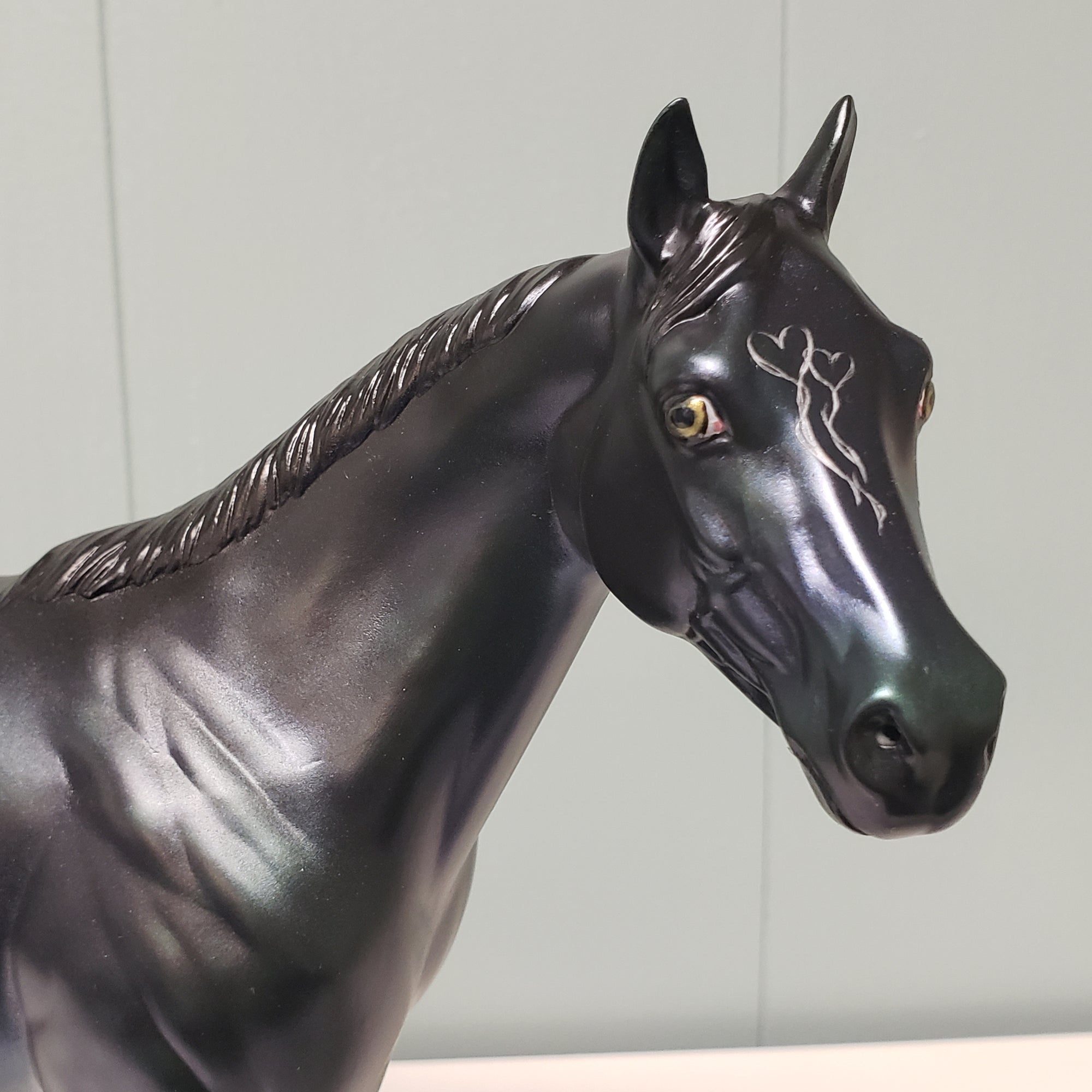 Bewitched OOAK Dappled Green, Blue & Purple Deco ISH By Ashley Palmer Val24