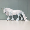 Calder - LE White and Blue Unicorn Irish Cob By Ashley Palmer Fairy Tale Series - Pre Order - FTL24