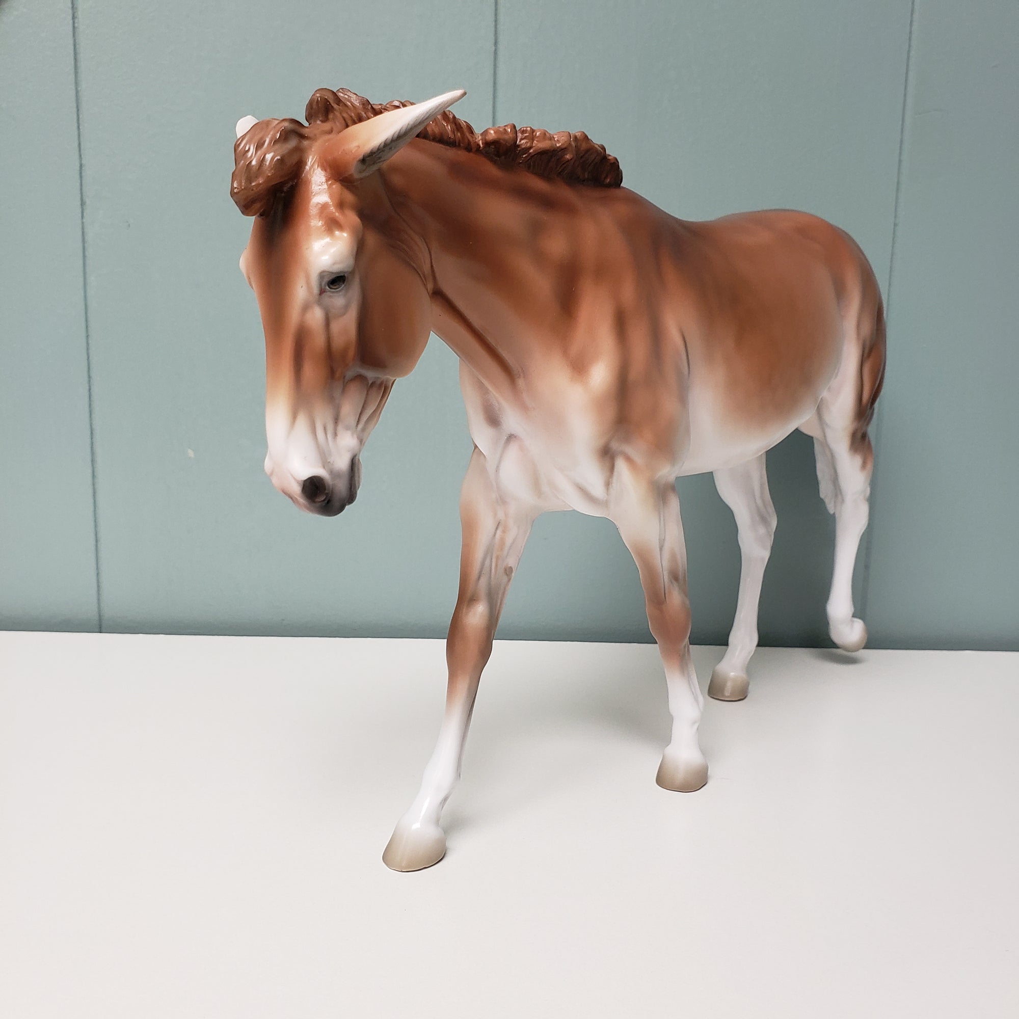 SAMPLE Velveteen Dappled Light Chestnut Custom Mule By Jess Hamill Classic Literature Series 2024 SS624