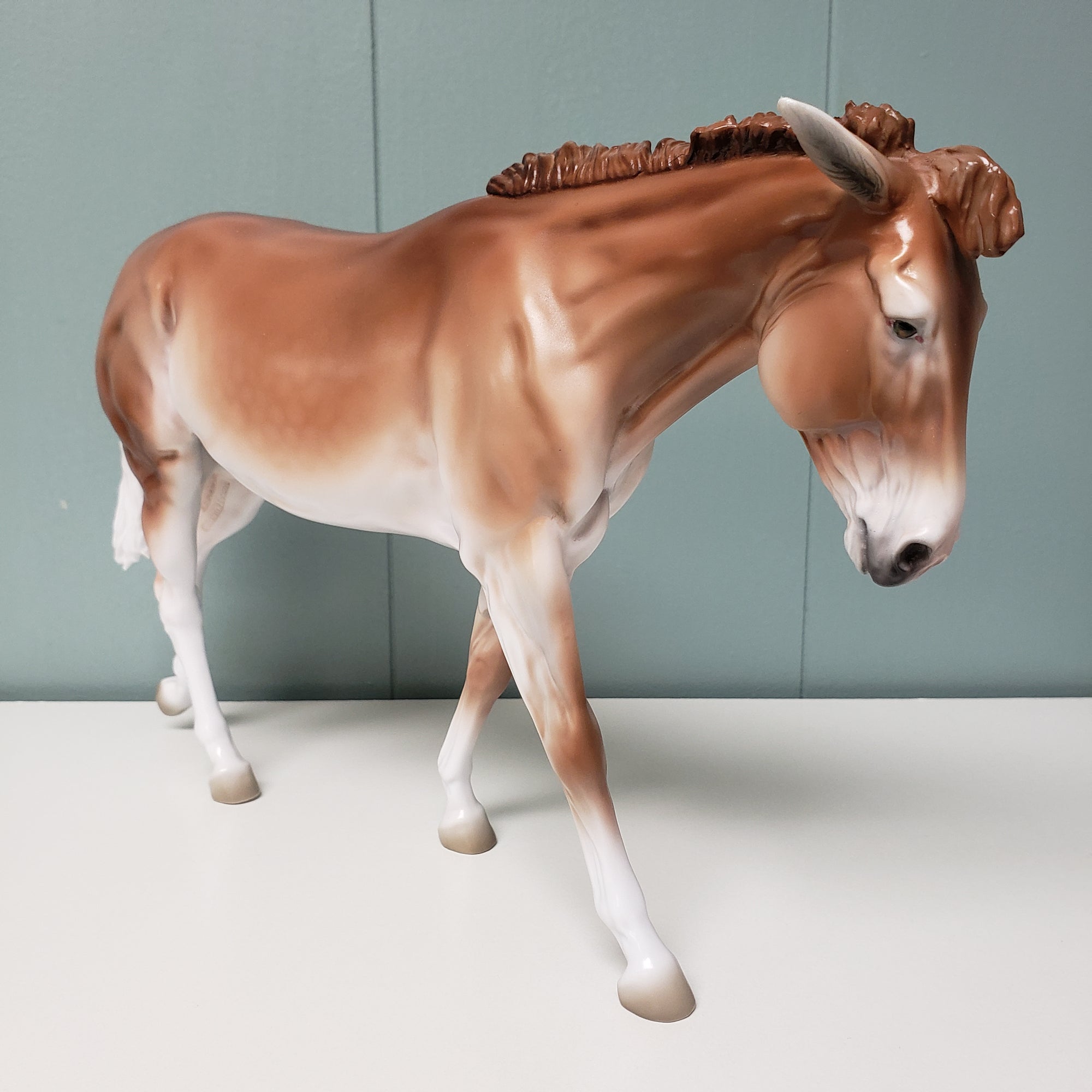 SAMPLE Velveteen Dappled Light Chestnut Custom Mule By Jess Hamill Classic Literature Series 2024 SS624