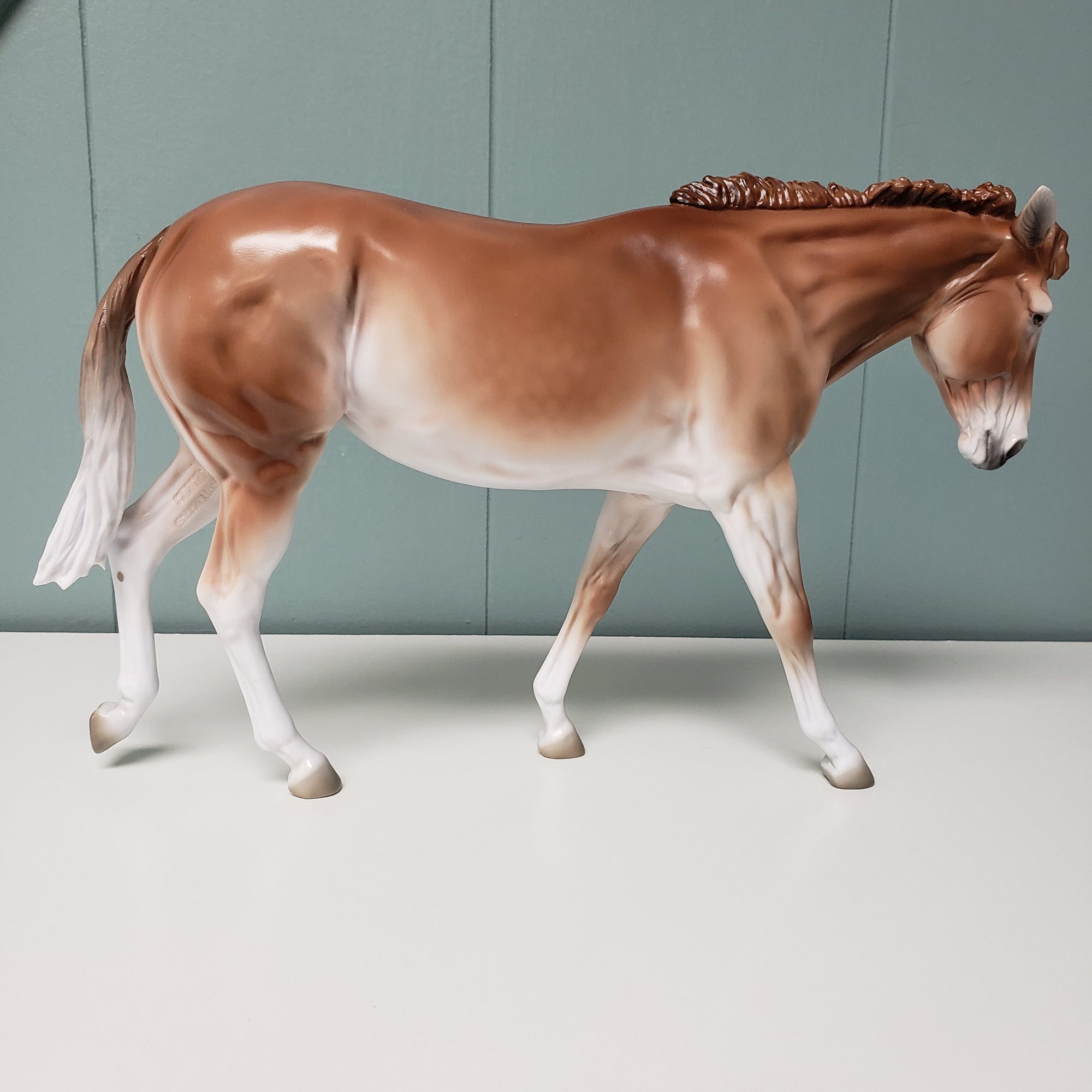 SAMPLE Velveteen Dappled Light Chestnut Custom Mule By Jess Hamill Classic Literature Series 2024 SS624