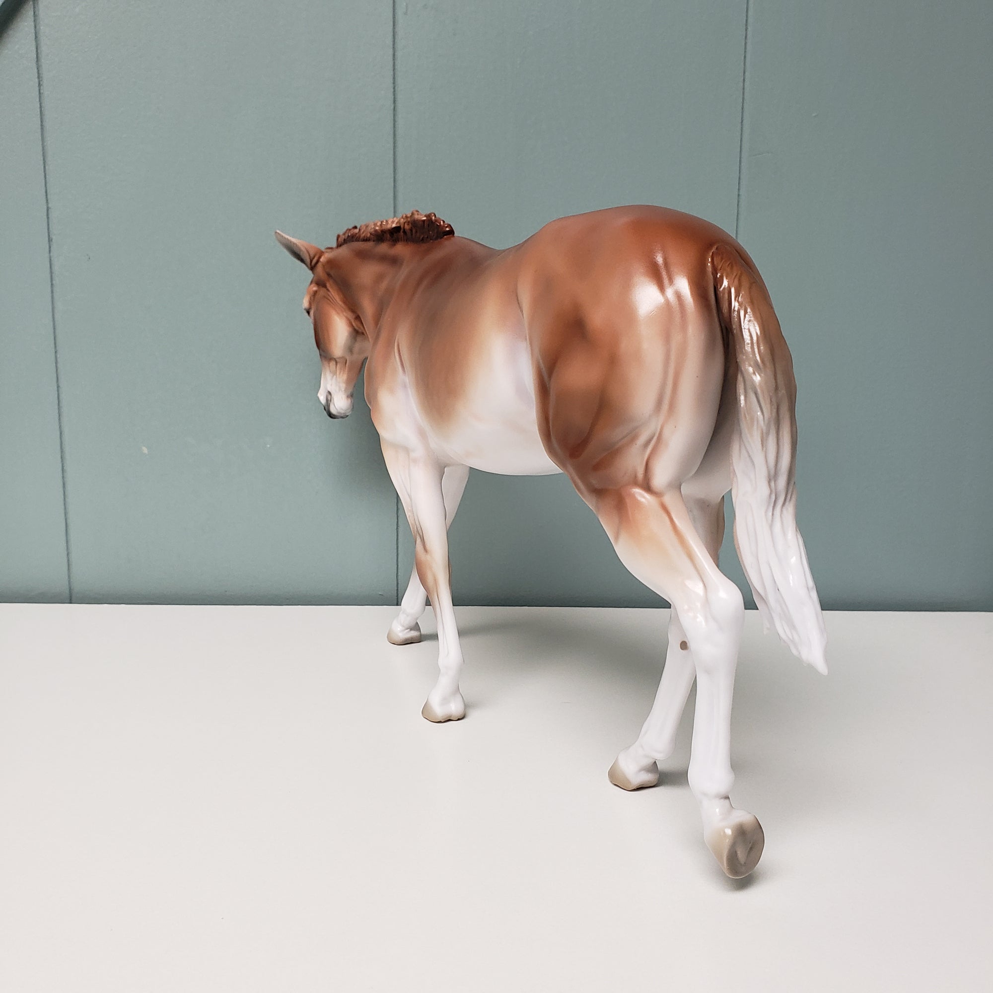 SAMPLE Velveteen Dappled Light Chestnut Custom Mule By Jess Hamill Classic Literature Series 2024 SS624