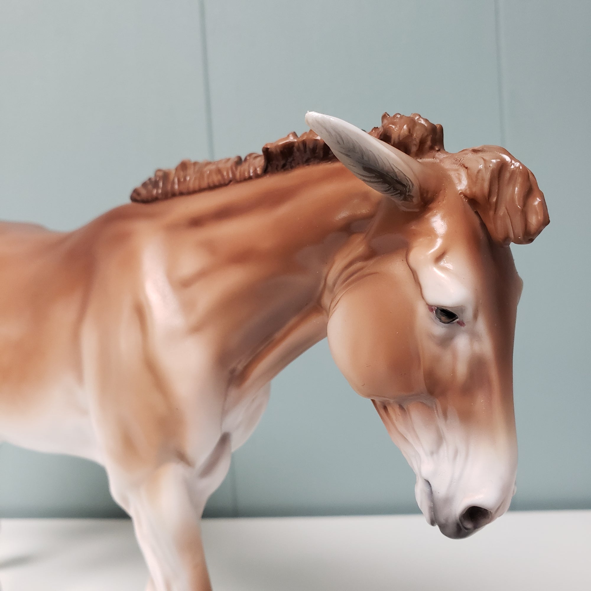 SAMPLE Velveteen Dappled Light Chestnut Custom Mule By Jess Hamill Classic Literature Series 2024 SS624