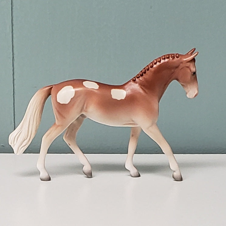 Spotted Velveteen LE-4 Dappled Chestnut Warmblood Chip Velveteen Classic Literature Series By Jess Hamill  CL24