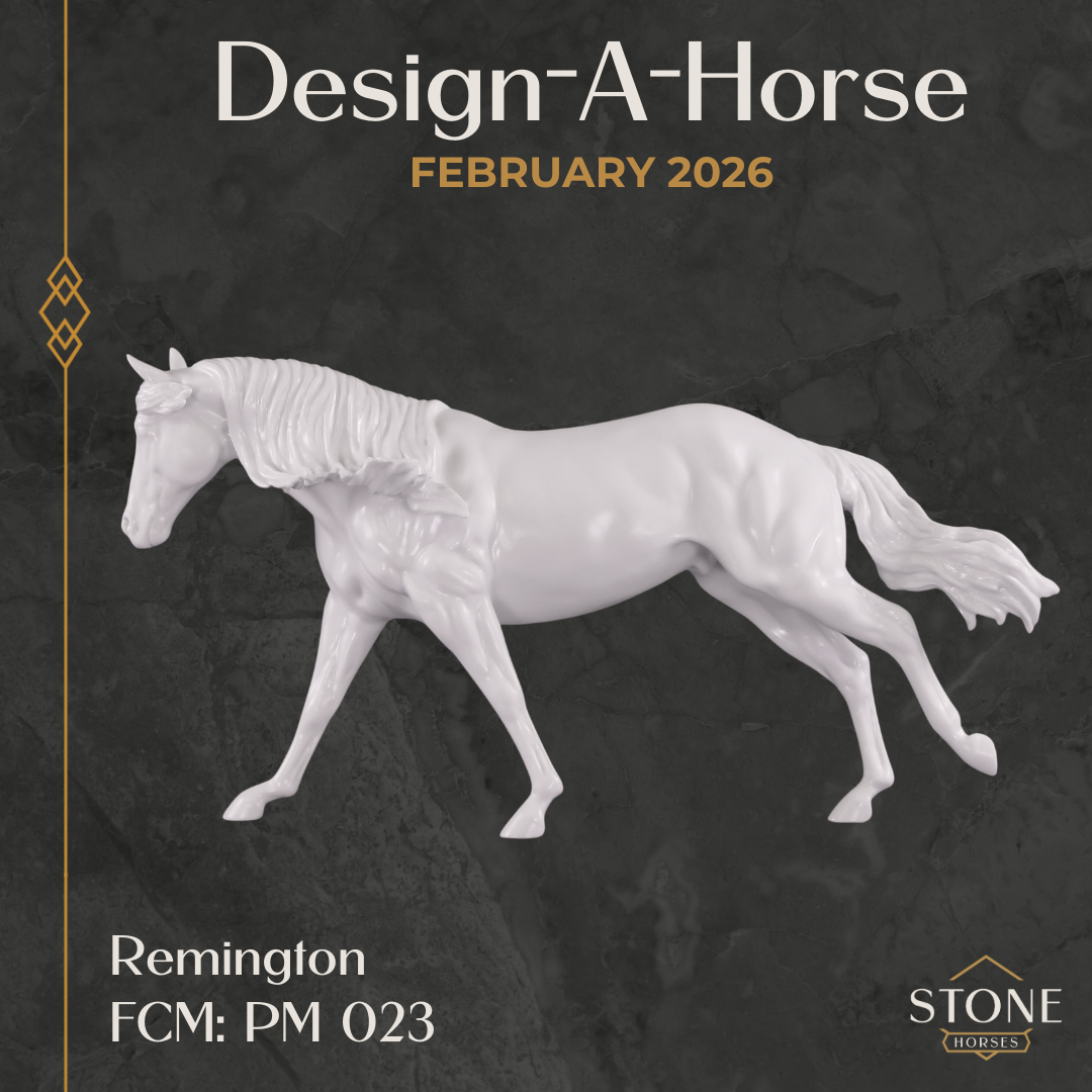 Design-A-Horse Stone Remington PM023 - February release 2026