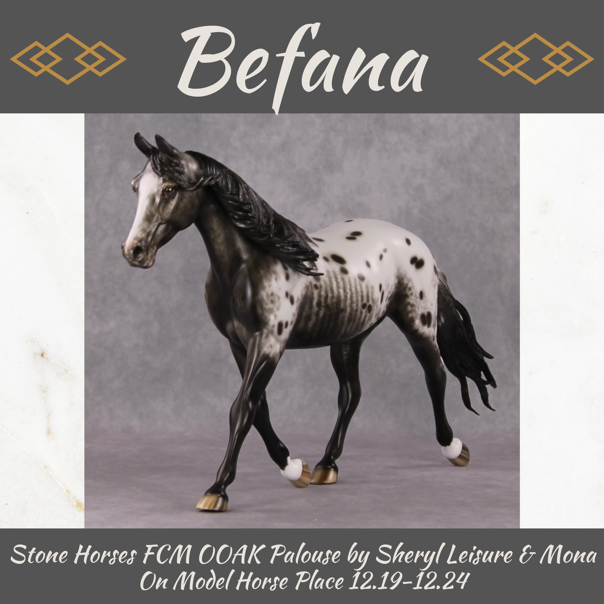Befana OOAK Appaloosa Custom Palouse Painted By Sheryl Leisure Best Offers 12/24/24