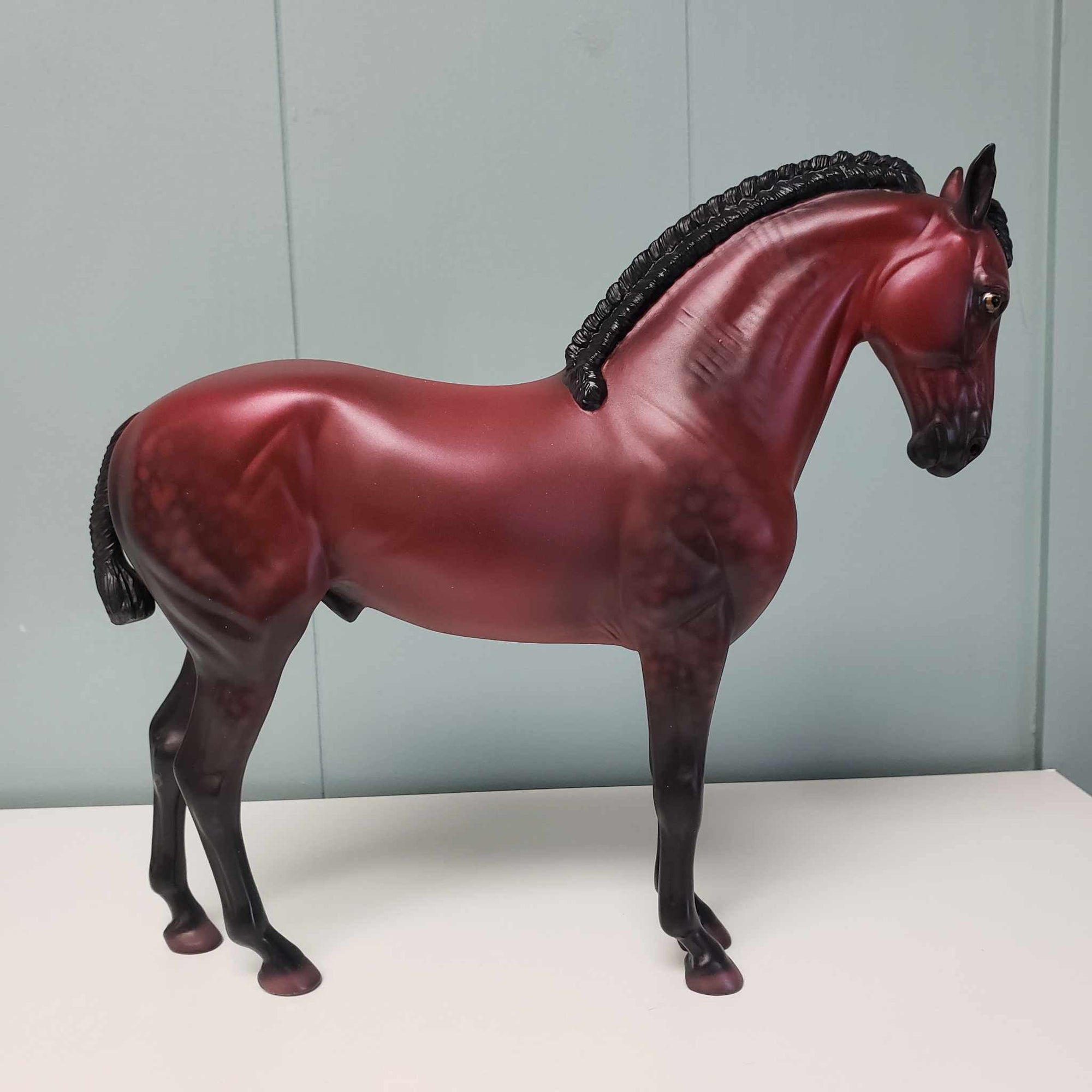 Love Potion LE-9 Dappled Red Andalusian with Brand Deco by Ellen Robbins Val24