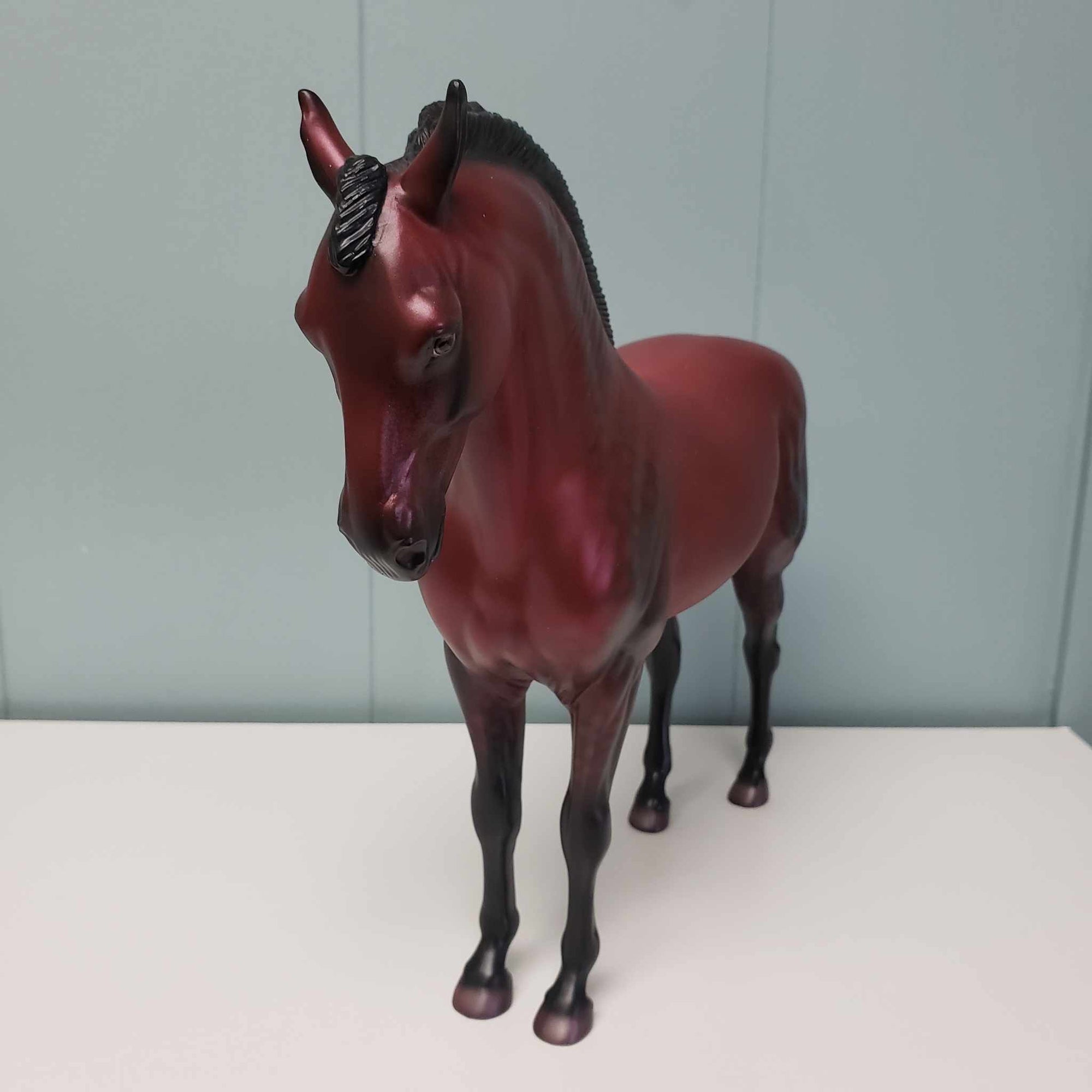 Love Potion LE-9 Dappled Red Andalusian with Brand Deco by Ellen Robbins Val24