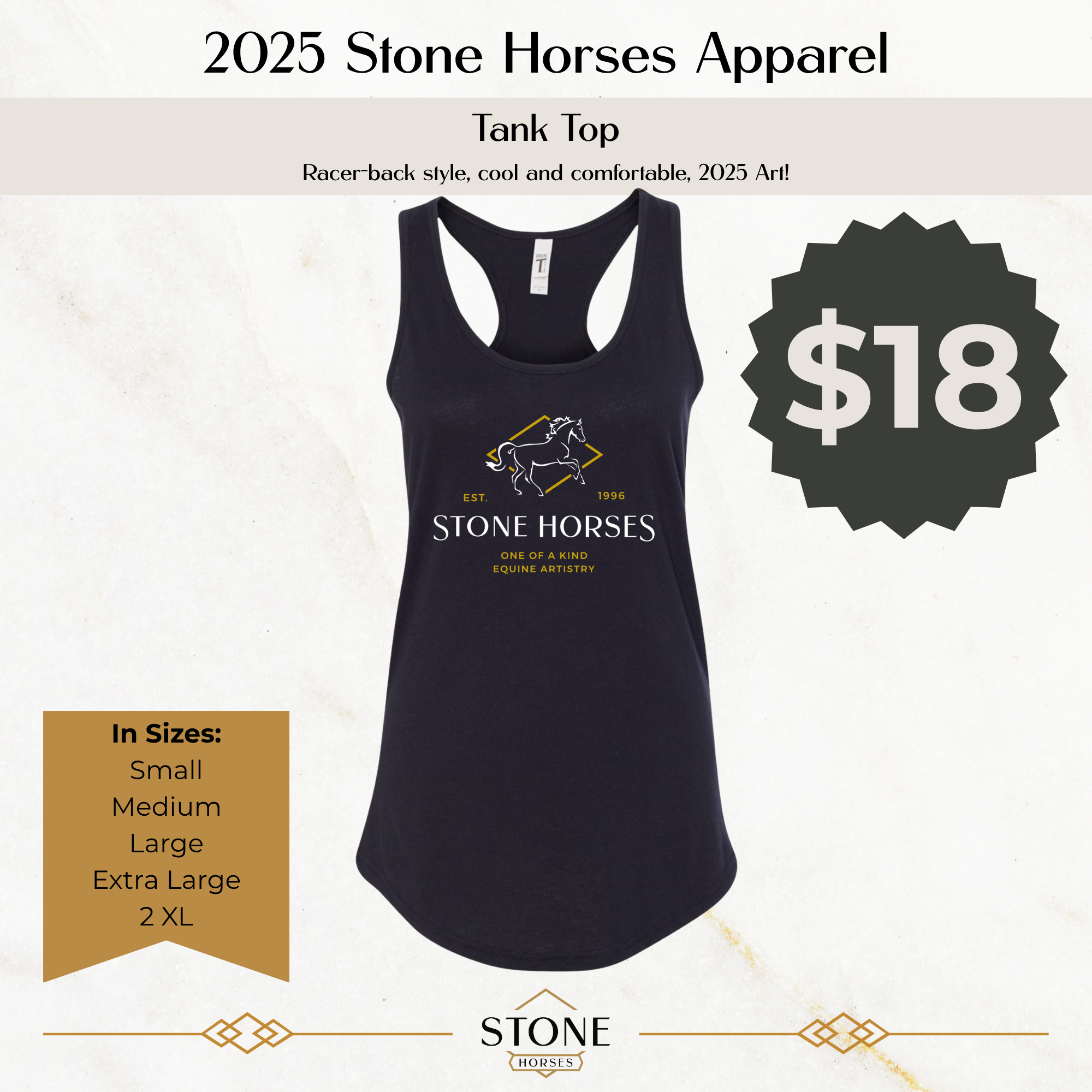 Stone Horses 2025 Tank Top