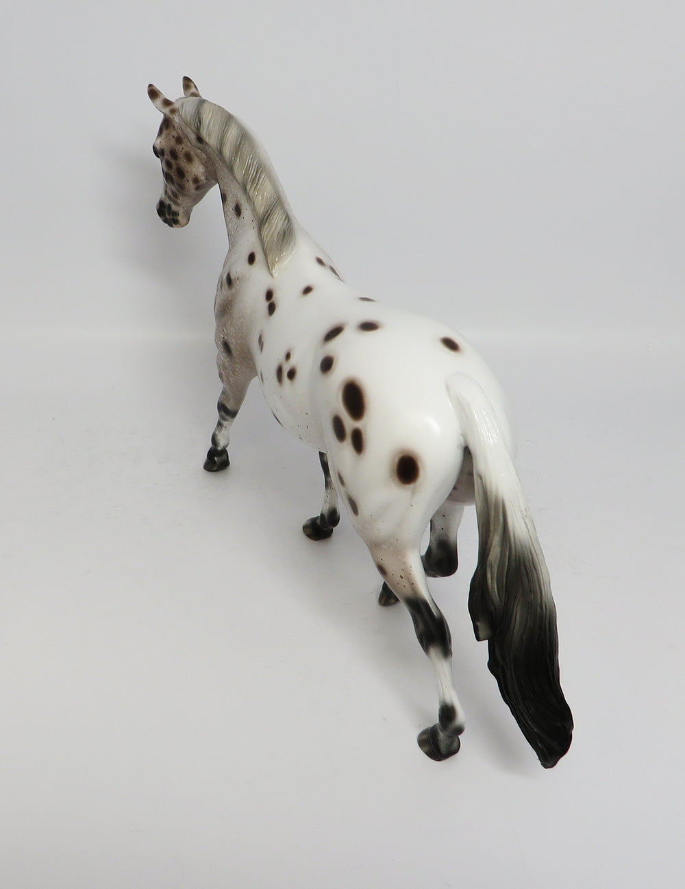 BUDDY-OOAK LEOPARD PONY MODEL HORSE BY SHERYL LEISURE 12/20/17