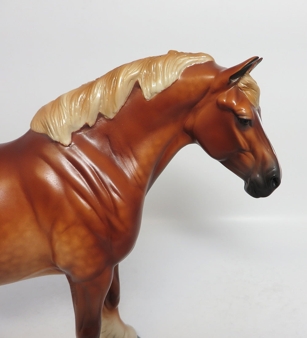 ANNALEE-OOAK DEEP CHESTNUT BUNNY MODEL HORSE BY SHERYL LEISURE 12-19-17