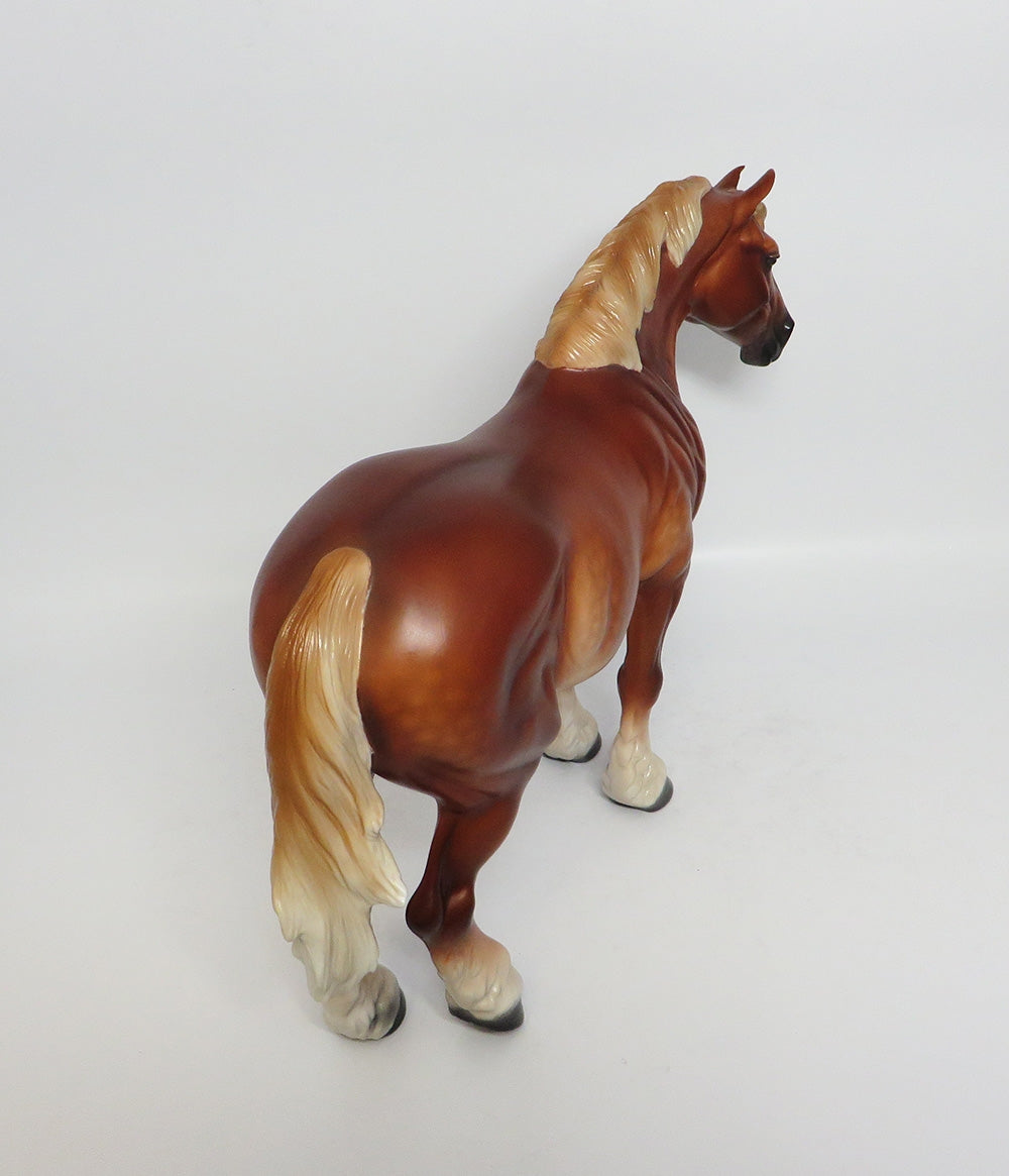 ANNALEE-OOAK DEEP CHESTNUT BUNNY MODEL HORSE BY SHERYL LEISURE 12-19-17