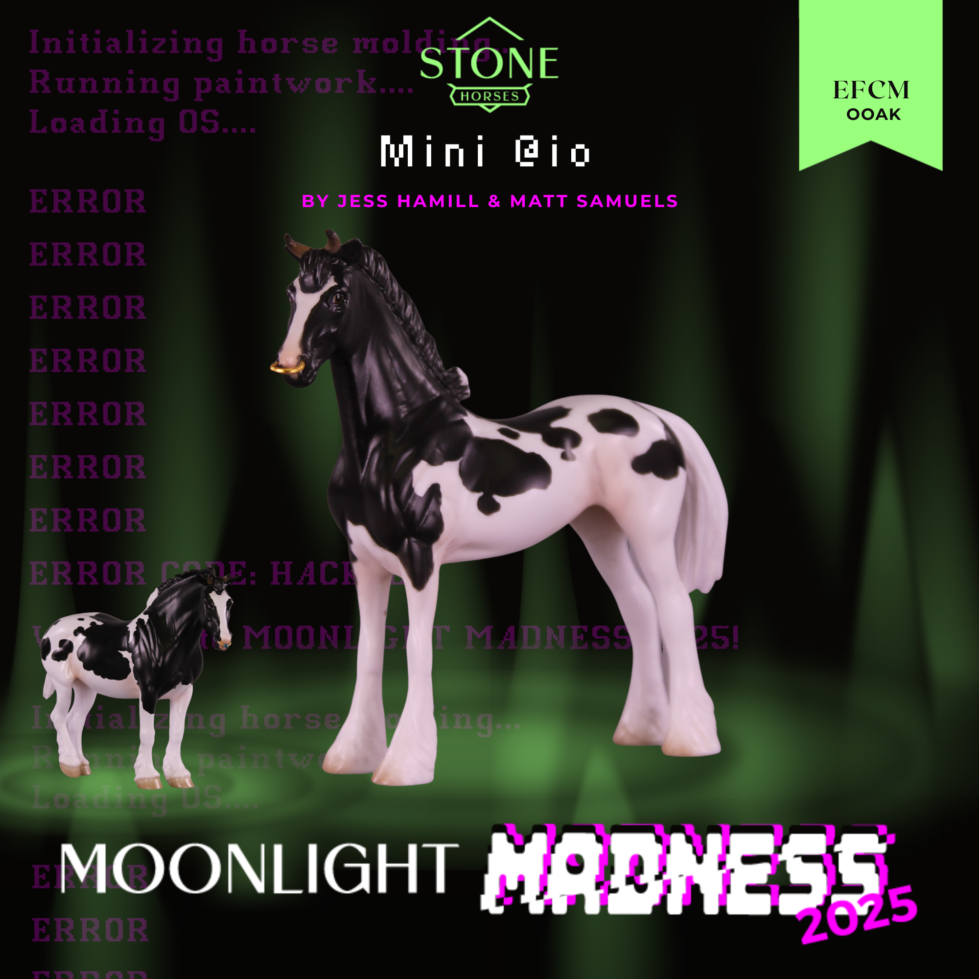 Mini @io OOAK EFCM Chip Standing Drafter by Jess Hamill & Matt Samuels SCD26