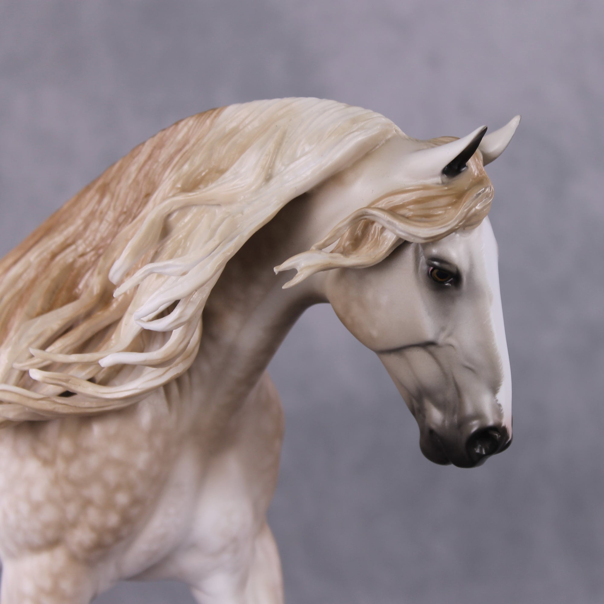 Wencelaus OOAK Dappled Chestnut Going Grey Custom Irish Draught By Sheryl Leisure Best Offers 12/24/24