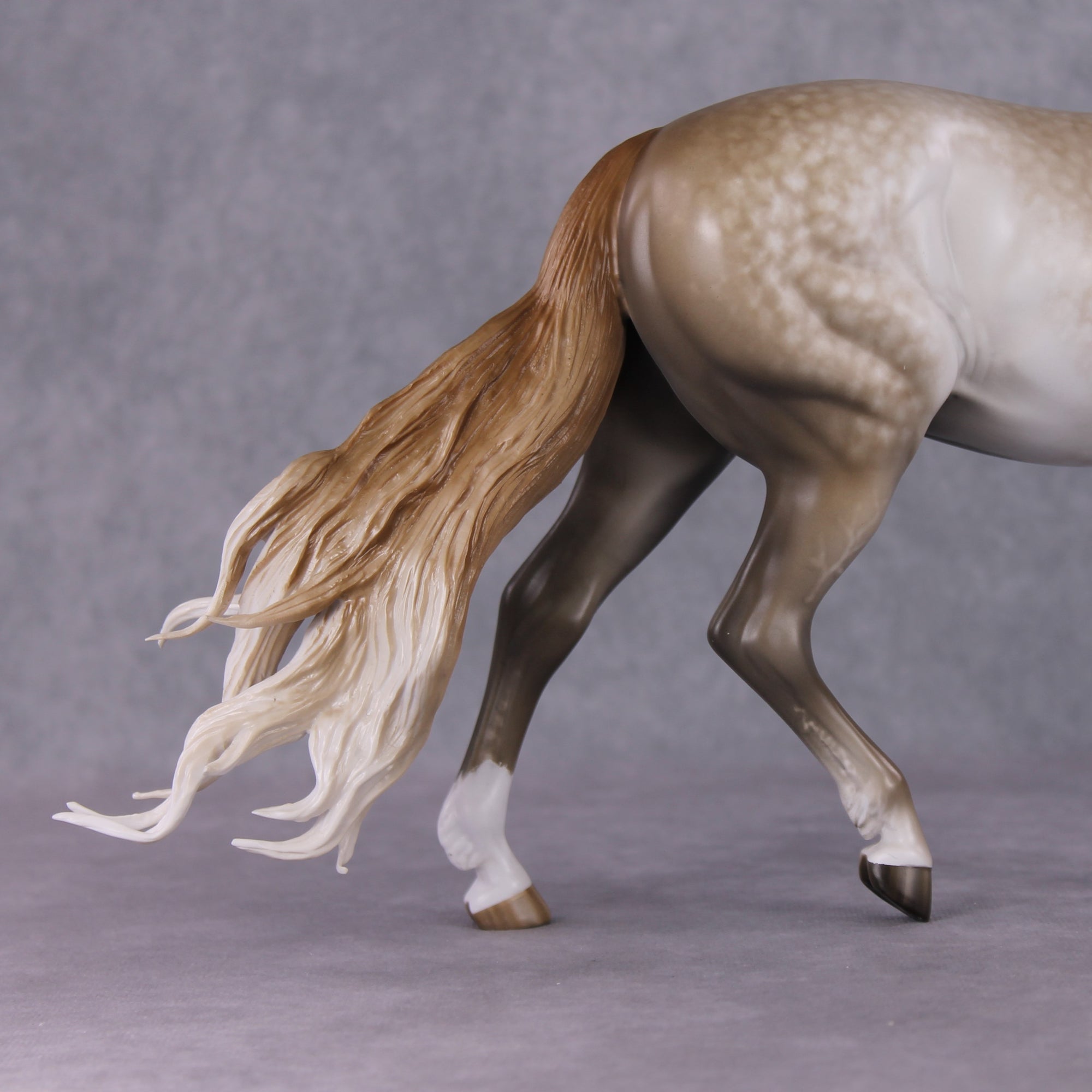 Wencelaus OOAK Dappled Chestnut Going Grey Custom Irish Draught By Sheryl Leisure Best Offers 12/24/24