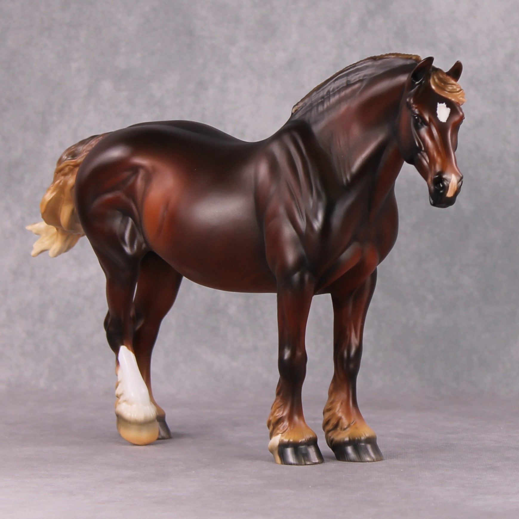 Chamomile OOAK Dappled Flaxen Chestnut Custom Heavy Draft By Amanda Brock Best Offers 12/24/24