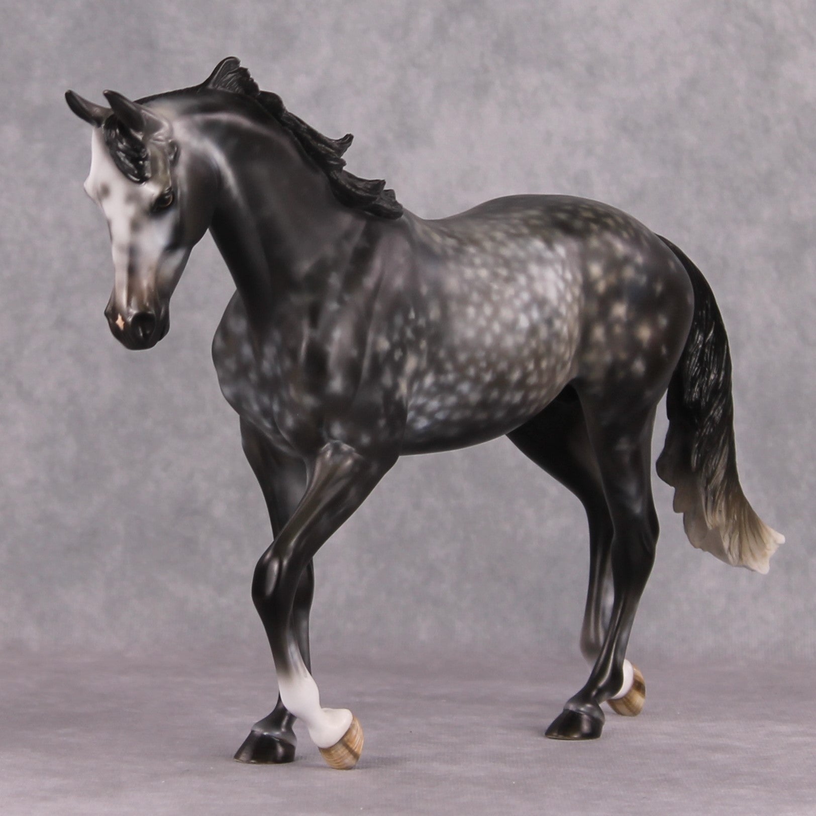 Blanton OOAK Dapple Grey Custom Thoroughbred By Heather Bullach Best Offers 12/24/24