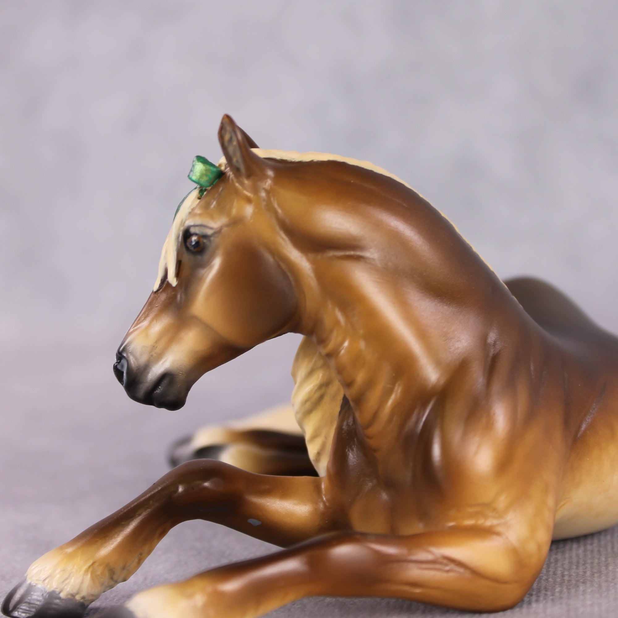 Lil Bit O' Bows OOAK Extreme Factory Custom Flaxen Chestnu Pebble Draft Painted and Customized By Tiffany Purdy HS24 Best Offer