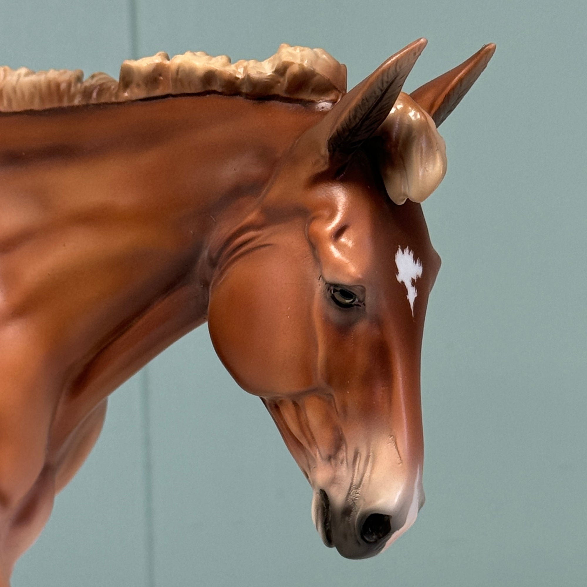 Caduceus OOAK Chestnut Mule By Jess Hamill EQ24