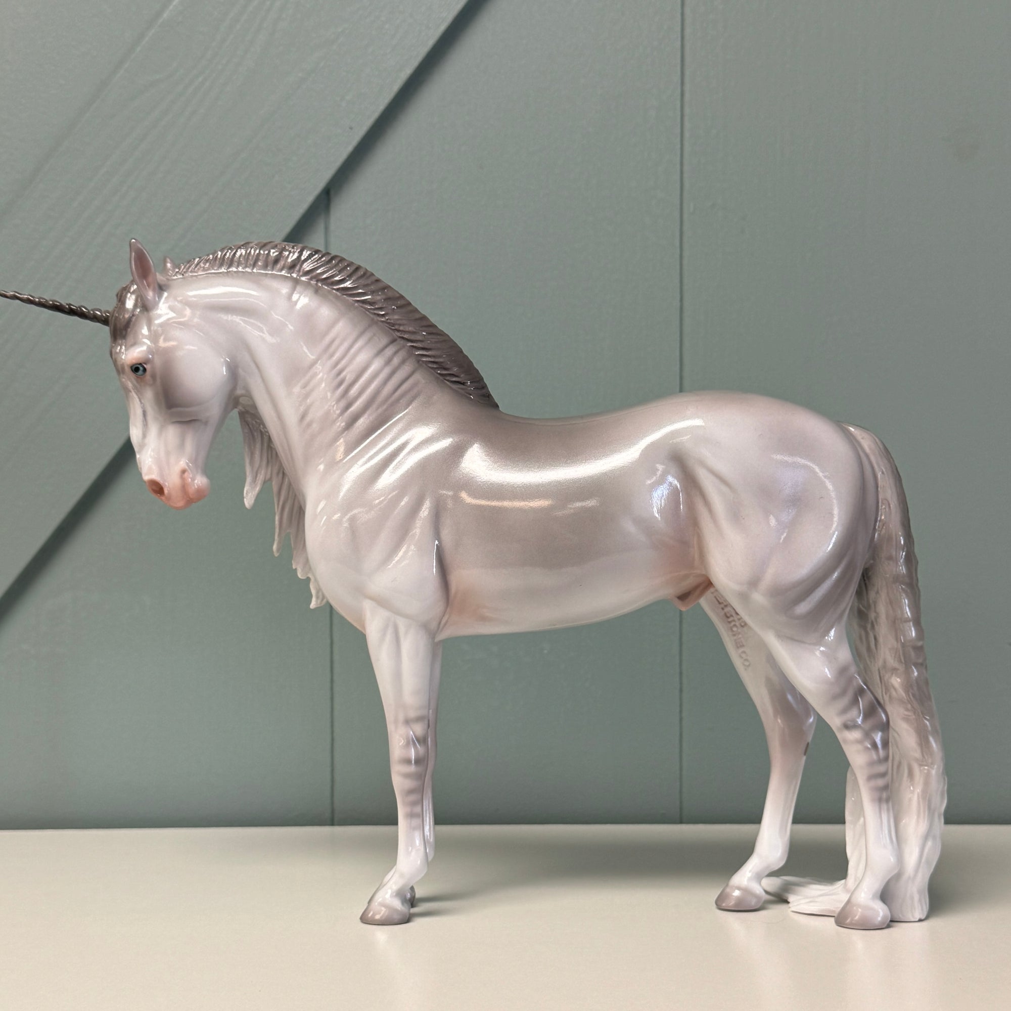 Gratitude: Two LE-10 Run JUDGES MODEL Silver Deco Andalusian Unicorn with Dun Factors By Jess Hamill - EQ24