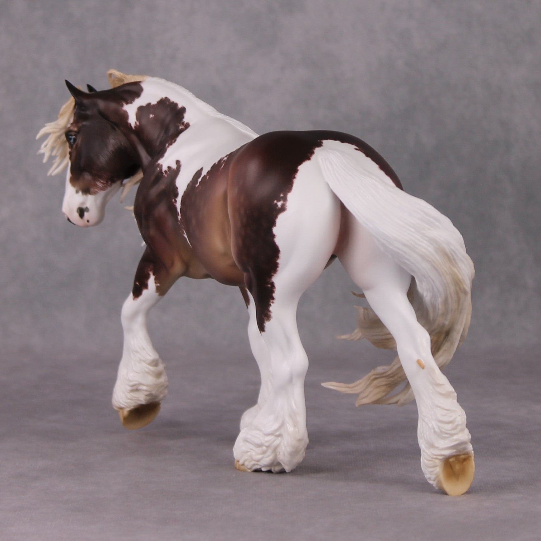 Cornelius OOAK Silver Dapple Tobiano Custom Irish Cob Painted By Jess Hamill HS24 Best Offer