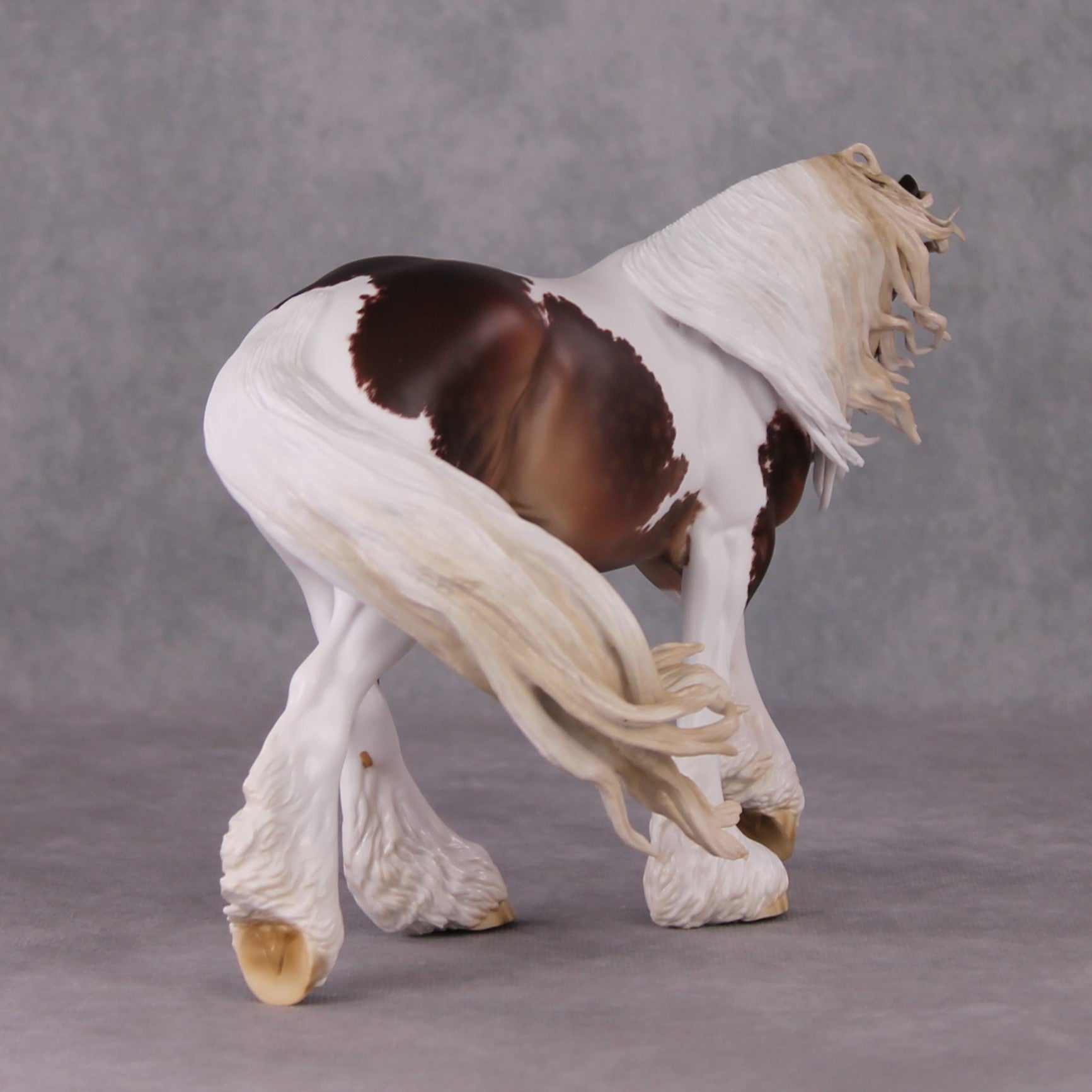 Cornelius OOAK Silver Dapple Tobiano Custom Irish Cob Painted By Jess Hamill HS24 Best Offer