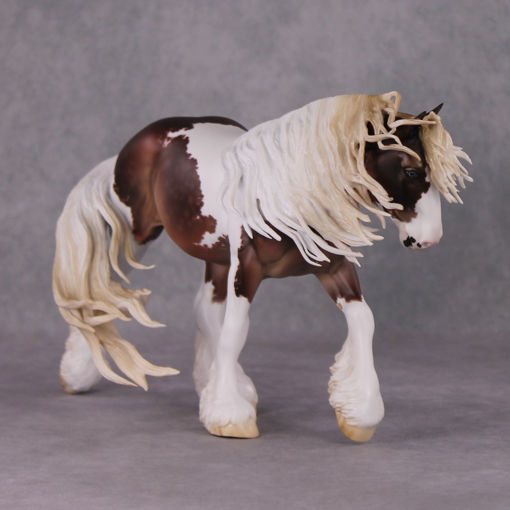 Cornelius OOAK Silver Dapple Tobiano Custom Irish Cob Painted By Jess Hamill HS24 Best Offer