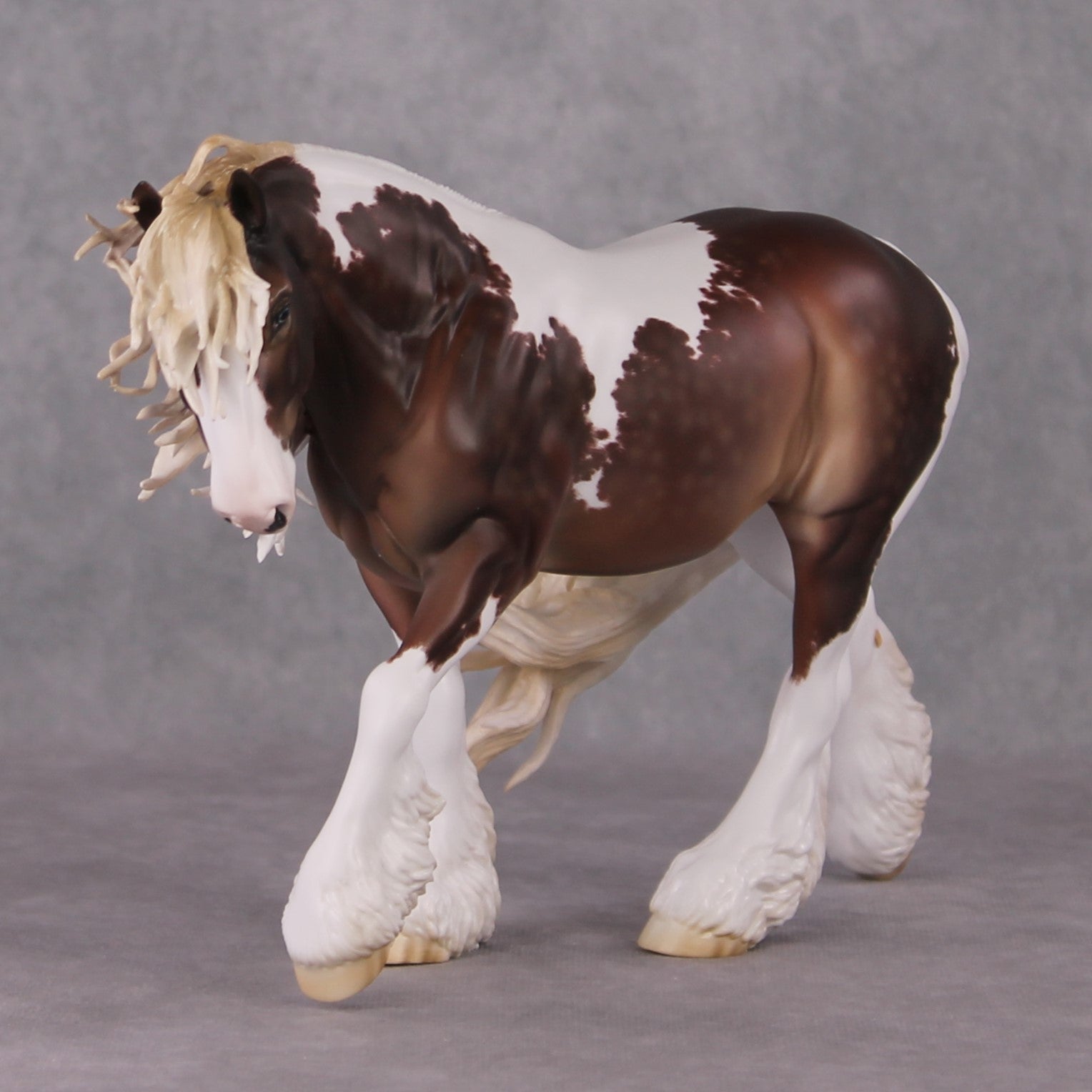 Cornelius OOAK Silver Dapple Tobiano Custom Irish Cob Painted By Jess Hamill HS24 Best Offer