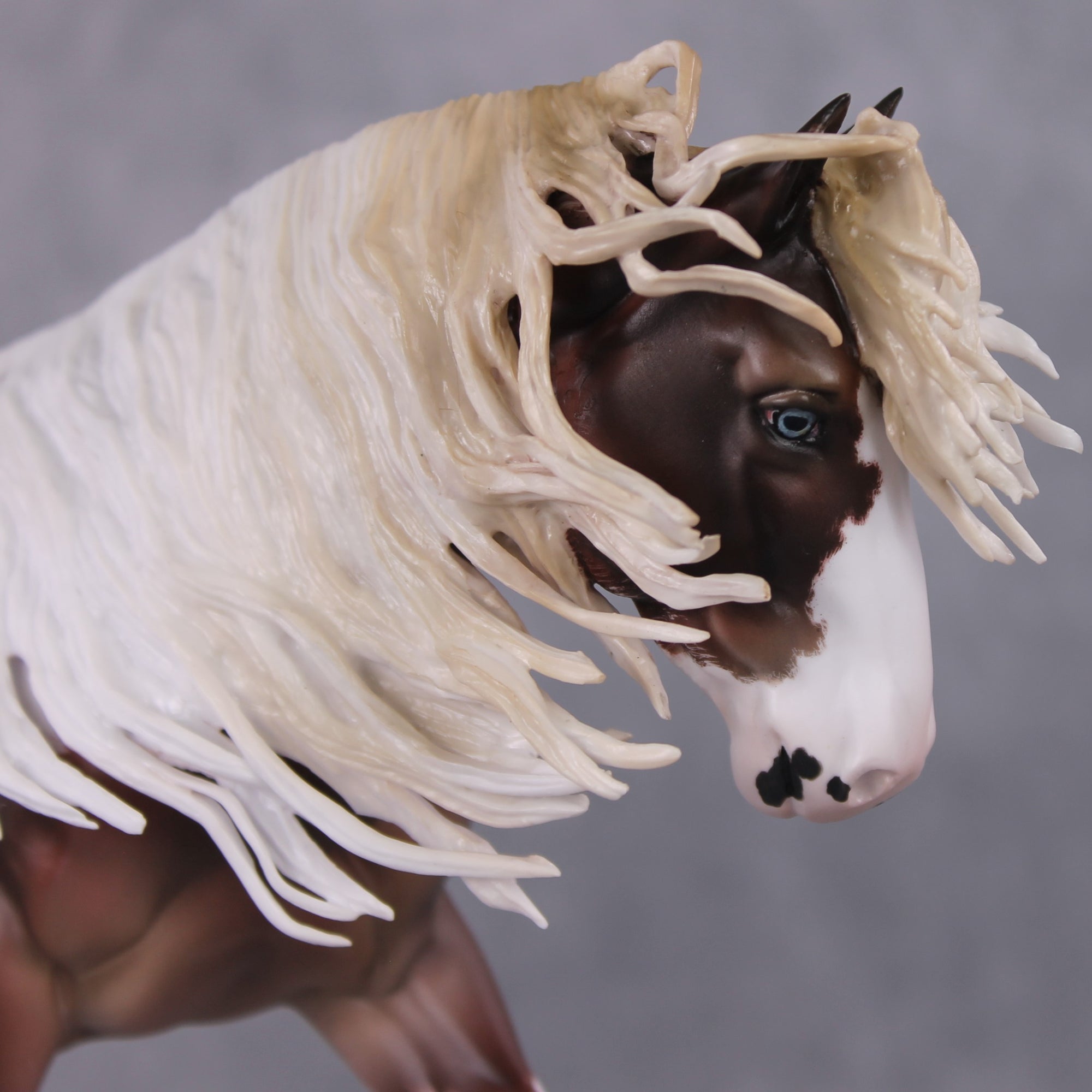 Cornelius OOAK Silver Dapple Tobiano Custom Irish Cob Painted By Jess Hamill HS24 Best Offer