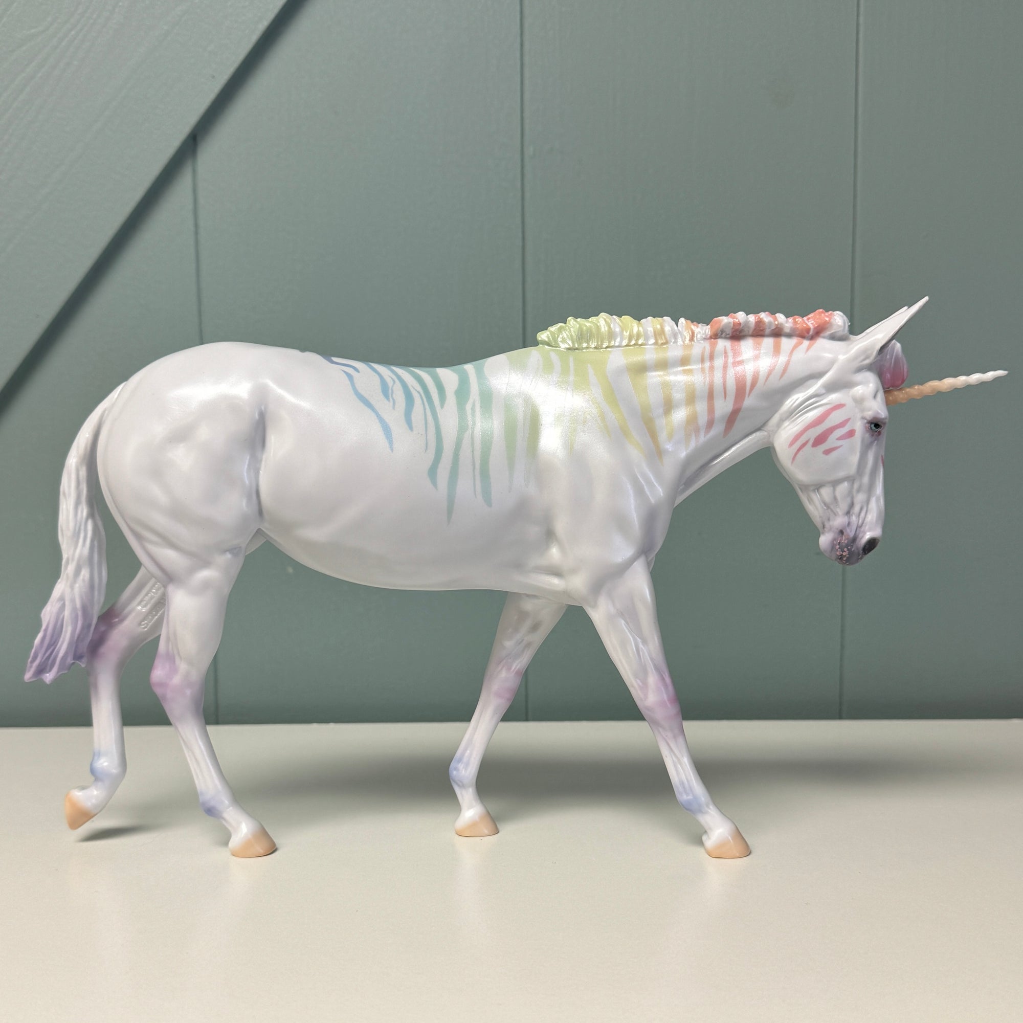 The Squad LE-15 2024 Events Volunteer Model Pastel Zebra Unicorn Mule By Ashley Palmer & Ellen Robbins