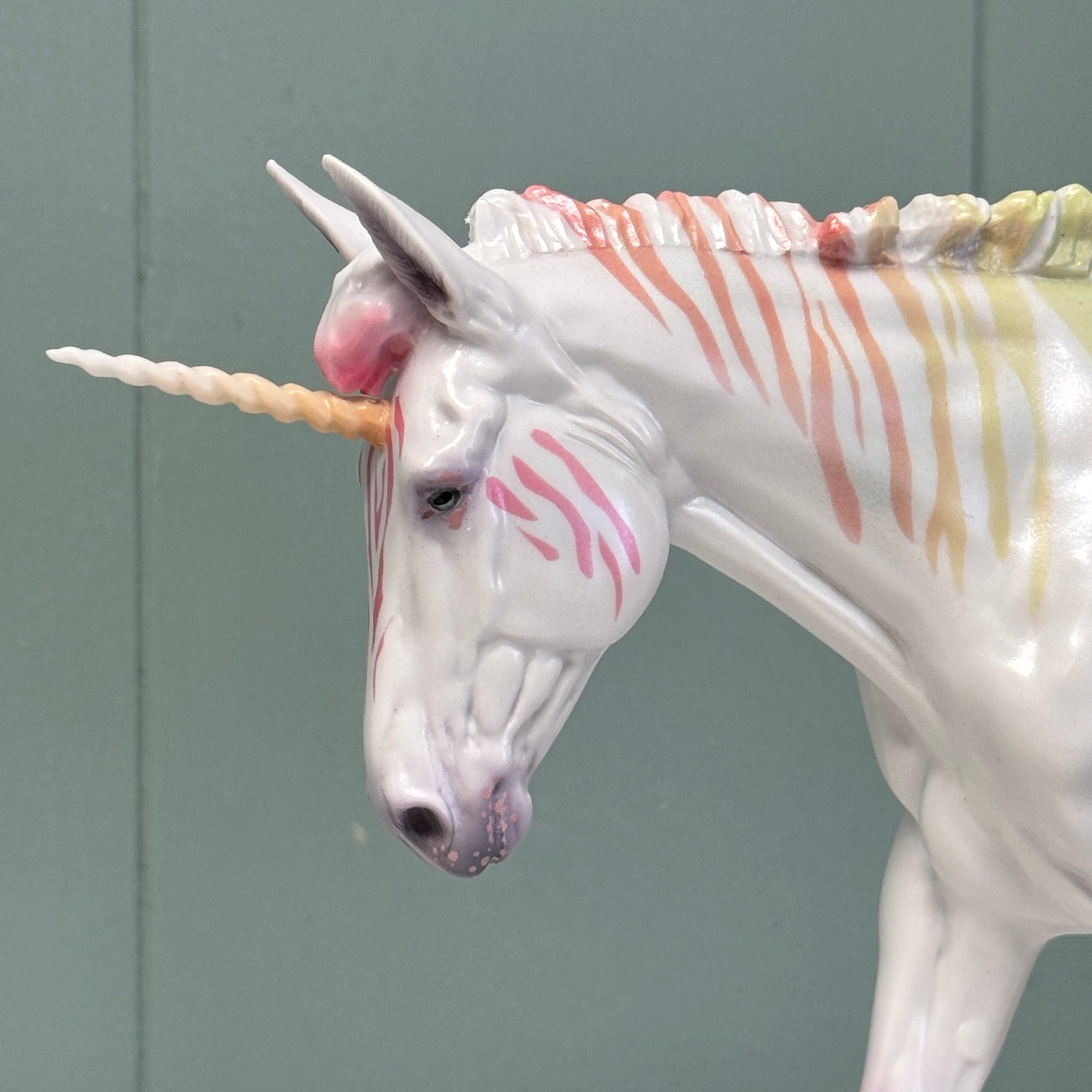 The Squad LE-15 2024 Events Volunteer Model Pastel Zebra Unicorn Mule By Ashley Palmer & Ellen Robbins