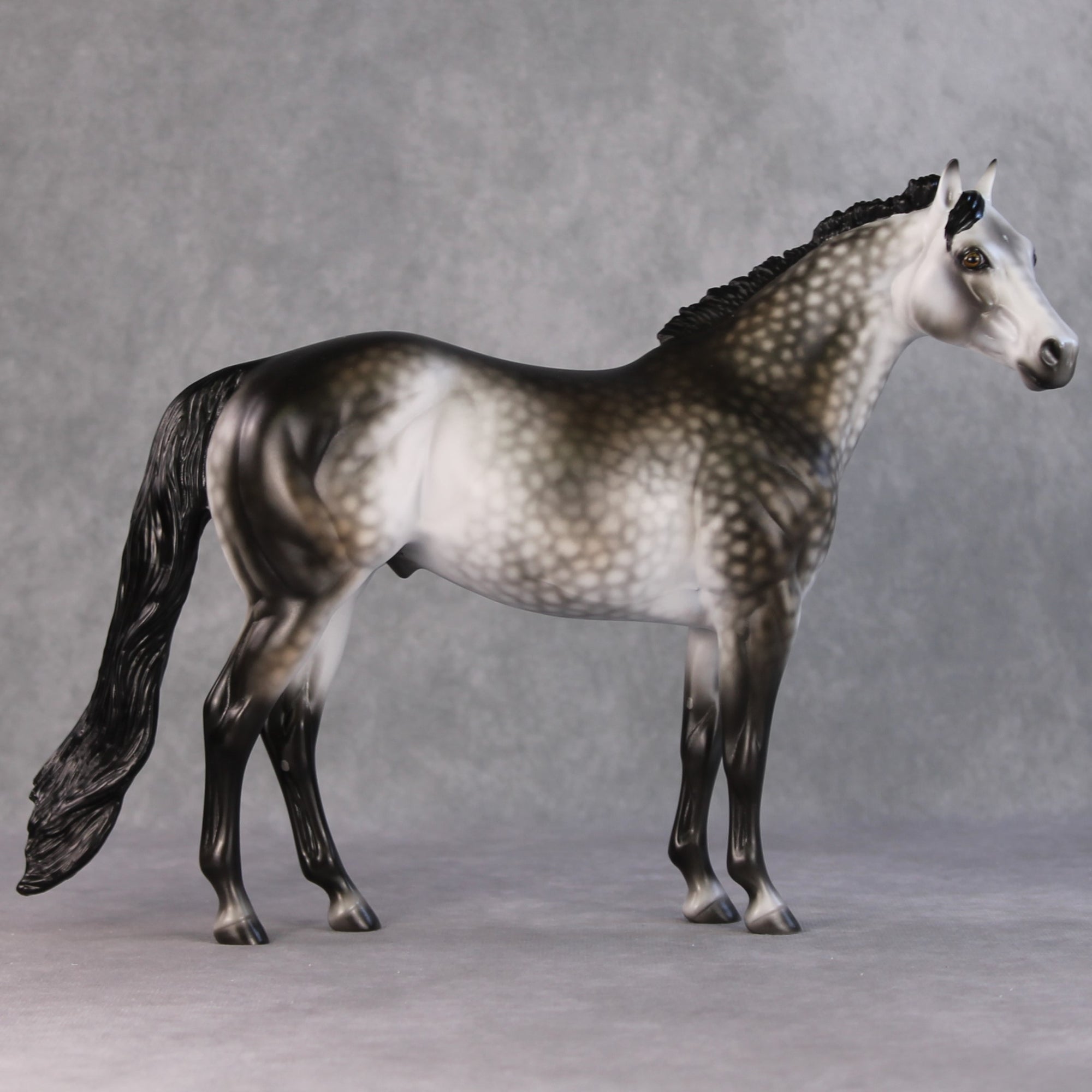 Winter Storm OOAK Dapple Rose Grey ISH By Ashley Palmer HS24