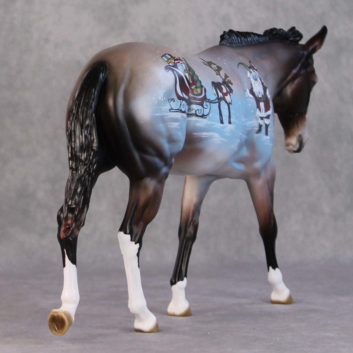 Krampusnacht OOAK Krampus Deco Mule By Jess Hamill HS24