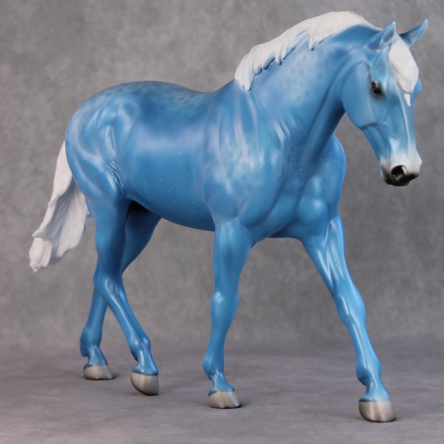 Subzero OOAK Reverse Dapple Blue Deco Irish Draught By Angela Marleau HS24