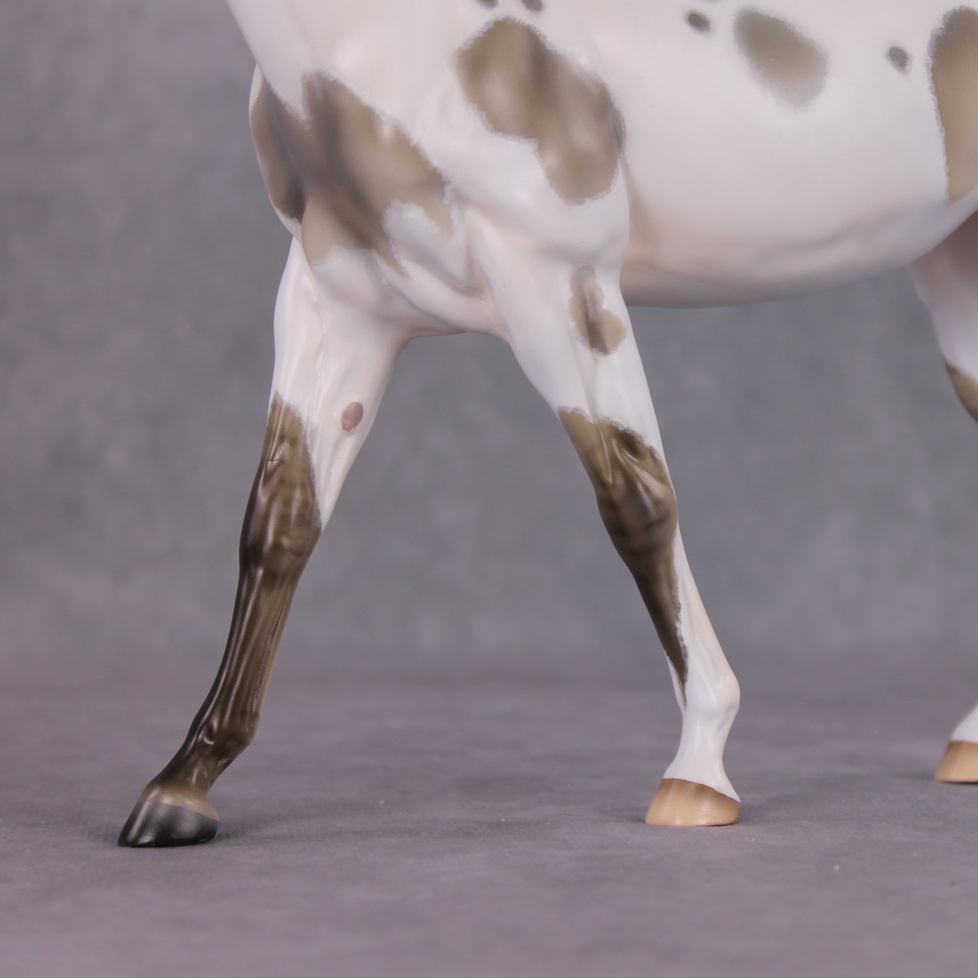 Angel Song OOAK Extreme Factory Custom Grulla Pinto Baying Mule Painted and Customized By Tiffany Purdy HS24 Best Offer